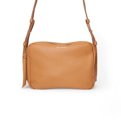 Allegra Camera Bag in Miel Italian Buffalo Cowhide