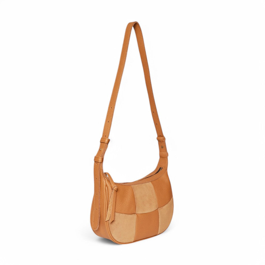 Daisy Crossbody in Miel Italian Buffalo Cowhide