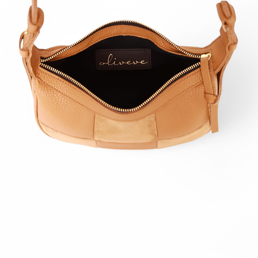 Daisy Crossbody in Miel Italian Buffalo Cowhide