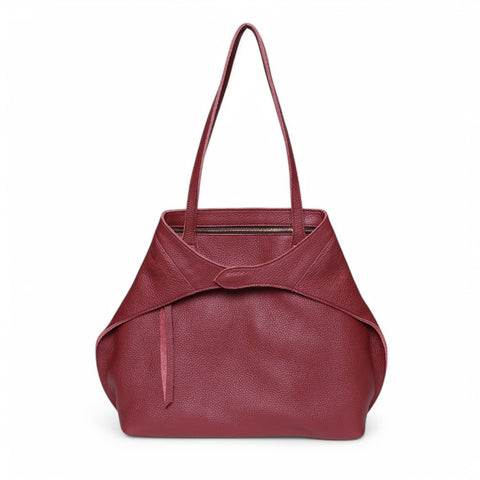 Maeve Tote in Barolo Italian Buffalo Cowhide