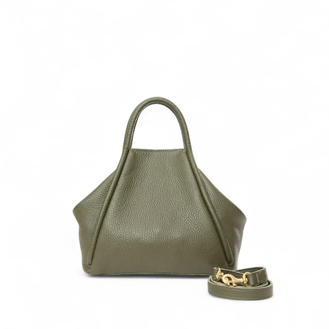 Taya Top Handle Crossbody in Cypress Italian Buffalo Cowhide