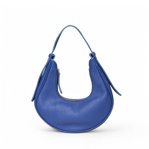 Brielle Baguette in Lapis Italian Buffalo Cowhide