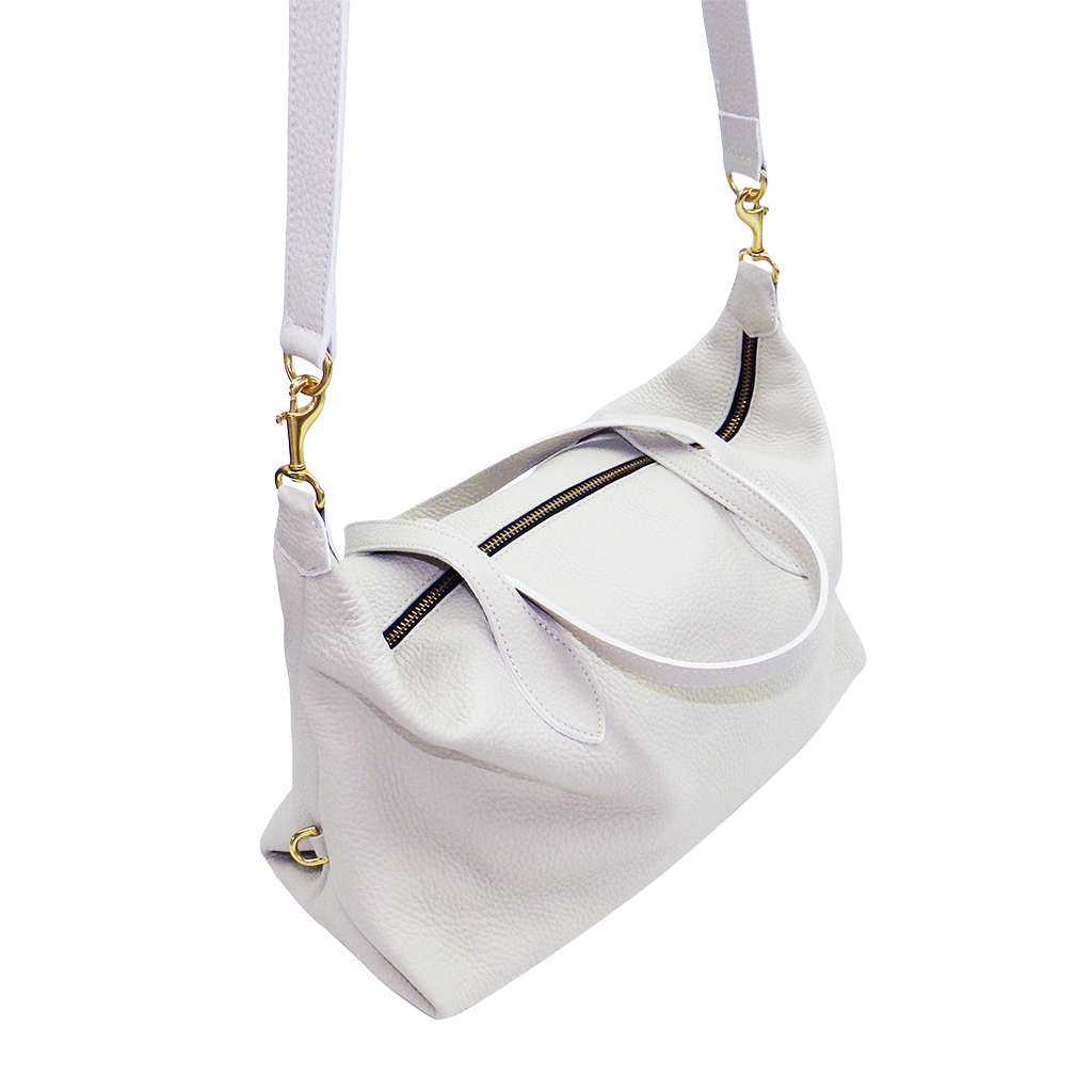 Sutton Convertible Satchel in Lamb Buffalo Cowhide Leather