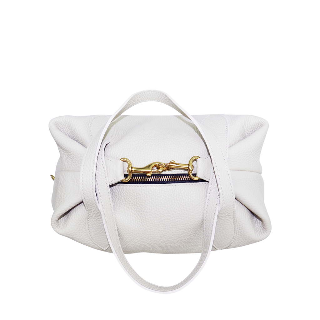 Sutton Convertible Satchel in Lamb Buffalo Cowhide Leather