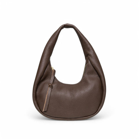 Bria Baguette in Chestnut Italian Buffalo Cowhide