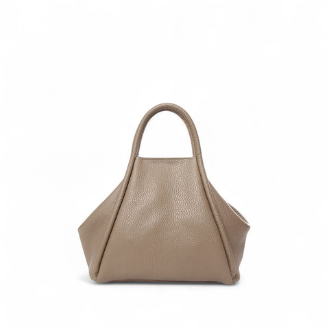 Taya Top Handle Crossbody in Portobello Italian Buffalo Cowhide