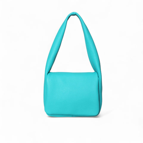 Paloma Puffy Shoulder Bag in Aquarelle Italian Buffalo Cowhide