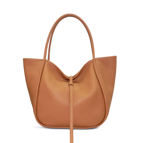 Ellis Hobo Tote in Miel Buffalo Cowhide