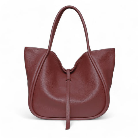 Ellis Hobo Tote in Barolo Buffalo Cowhide