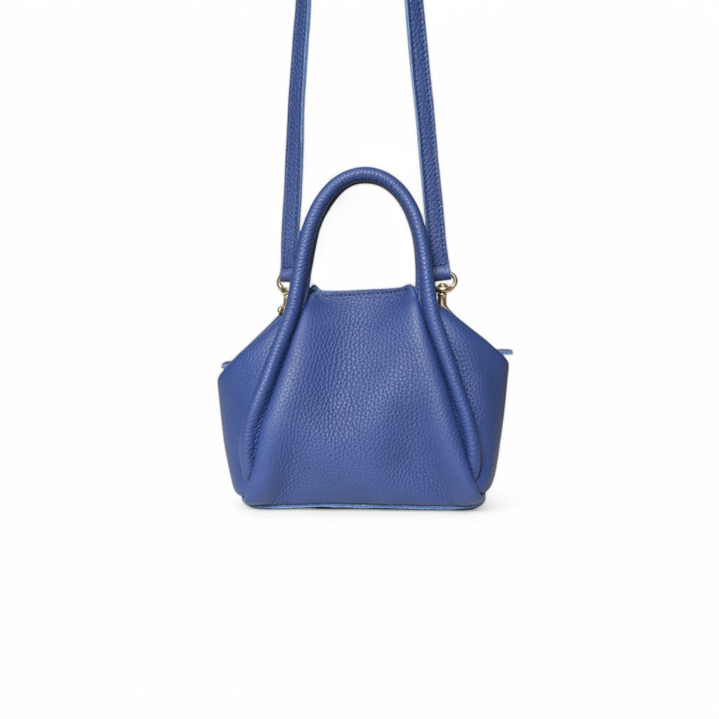 Mini Taya Top handle Crossbody in Lapis Italian Buffalo Cowhide