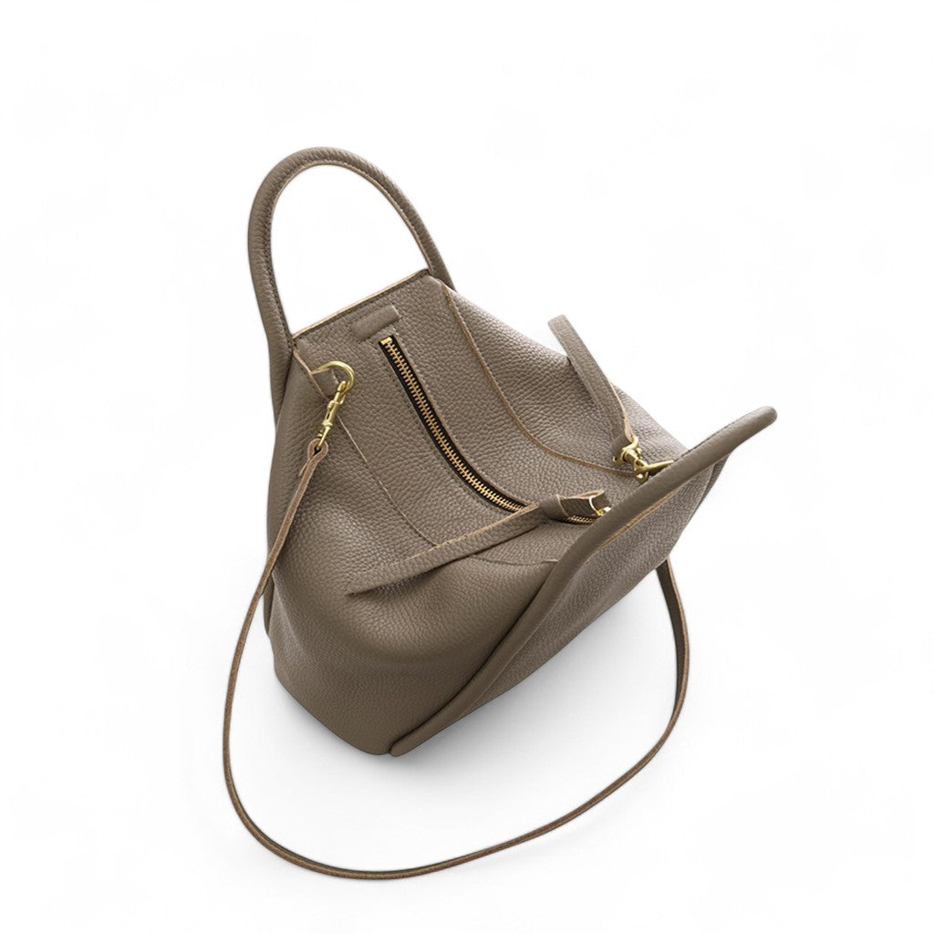 Original Taya Top Handle Crossbody in Portobello Italian Buffalo Cowhide Leather