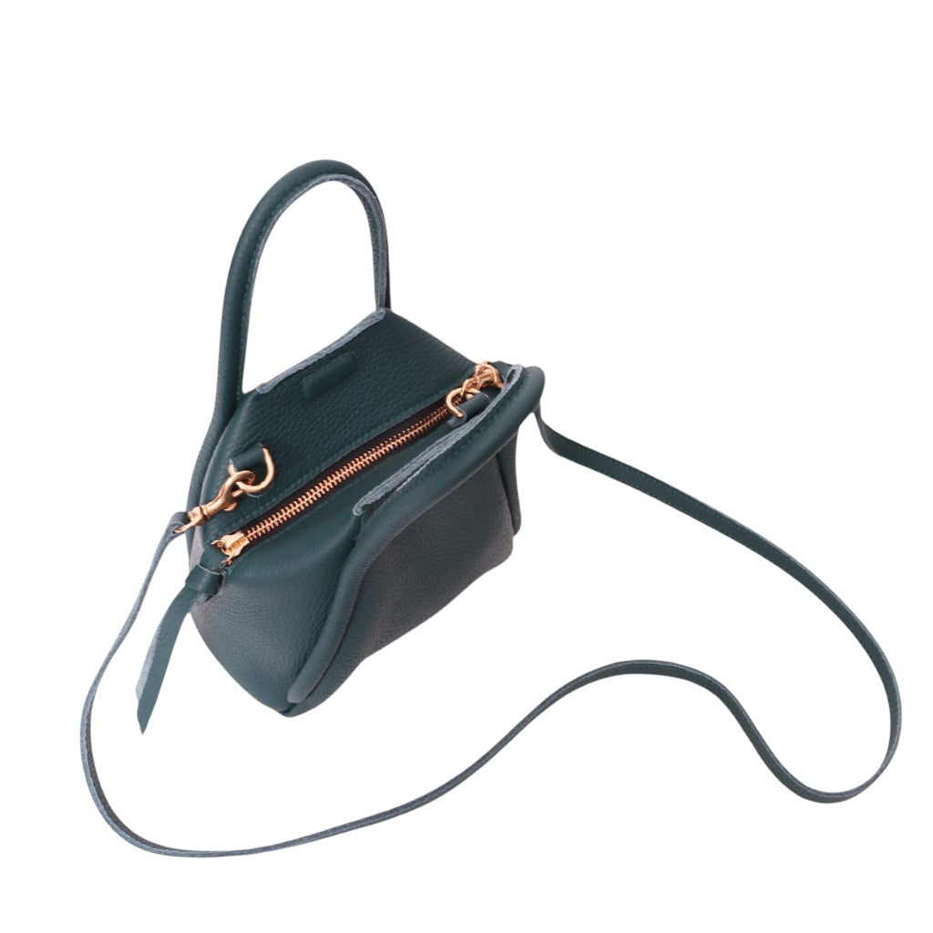 MINI Taya Top handle Crossbody in Mediterranea Italian Buffalo Cowhide