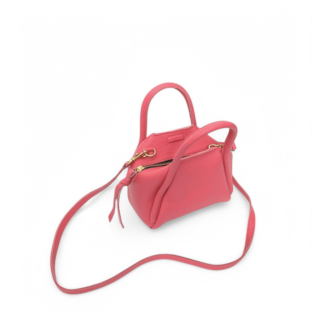 Mini Taya Top Handle Crossbody in Punch Italian Buffalo Cowhide