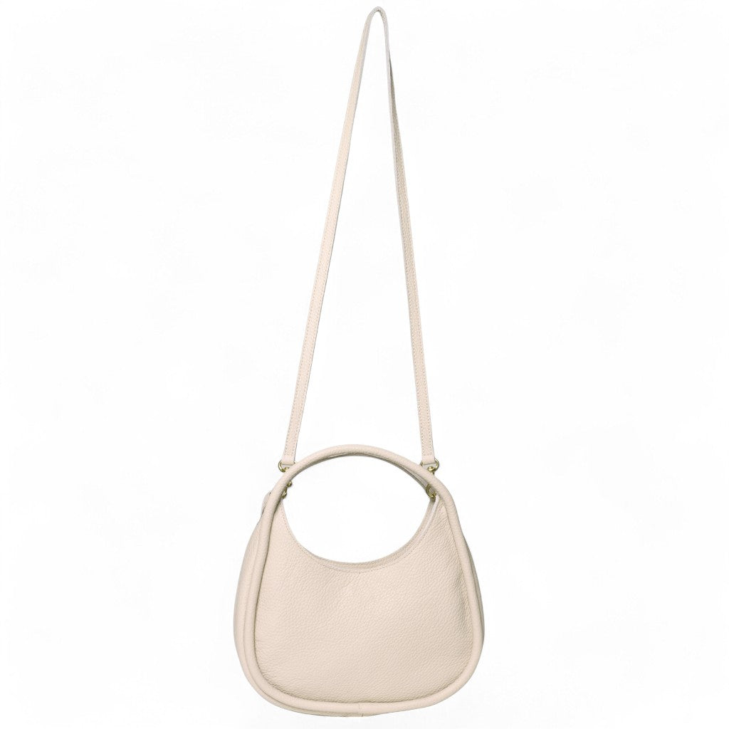 Emilia Top Handle Crossbody in Lamb Italian Buffalo Cowhide