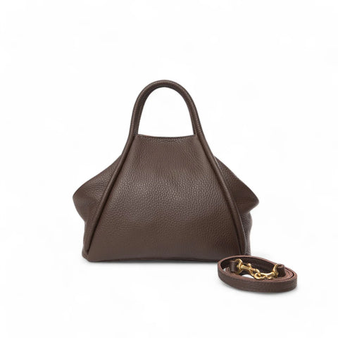 Original Taya Top Handle Crossbody in Chestnut Italian Buffalo Cowhide Leather