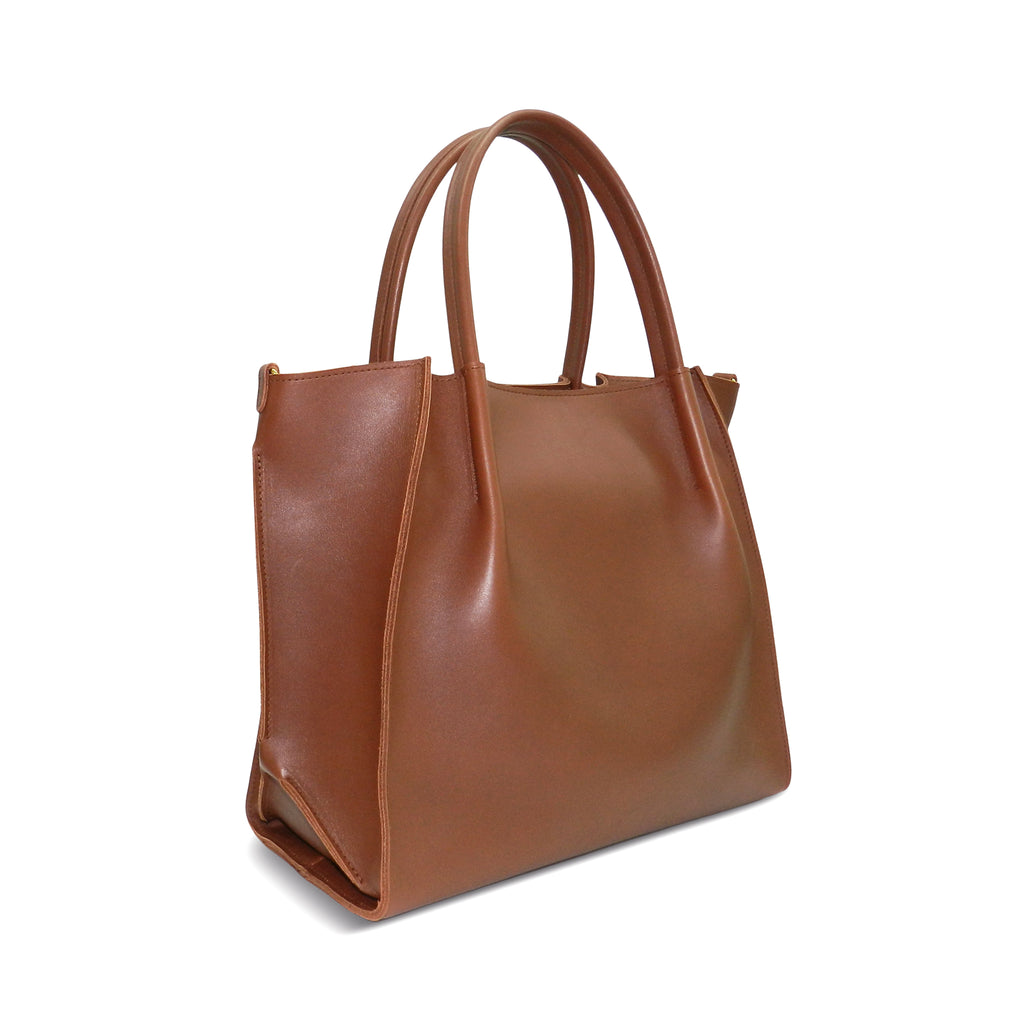 Vintage CHLOE Leather Purse Handbag With Brass Details | eBay