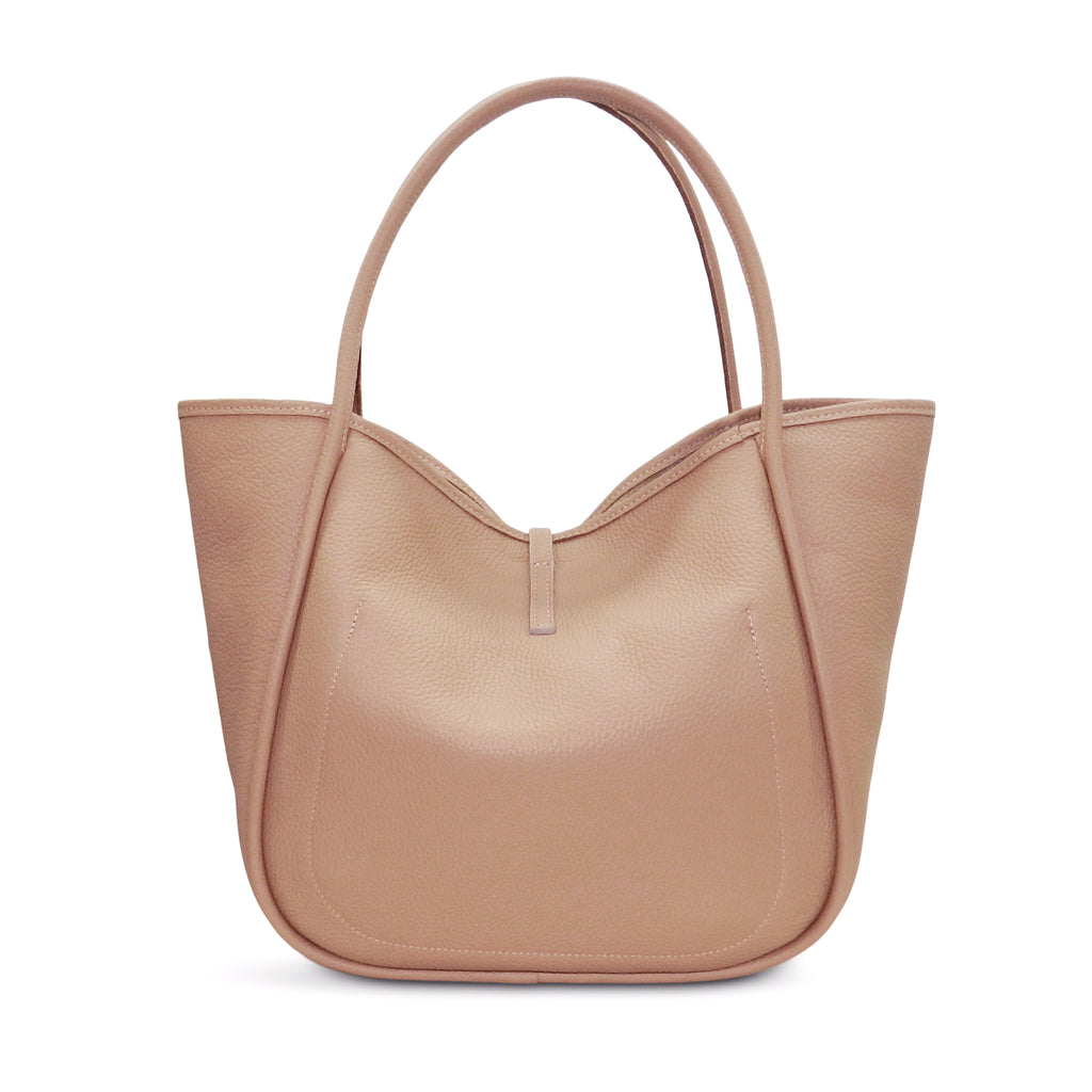Ellis Hobo Tote in Cappuccino Buffalo Cowhide – oliveve