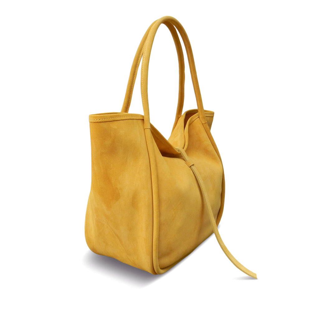 zoe tote in natural brown haircalf & cognac pebble leather – oliveve