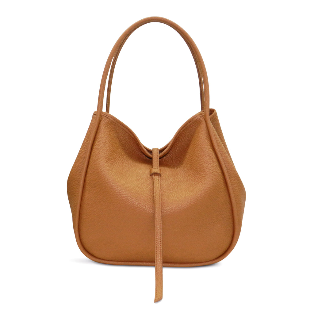 Ellis Hobo Tote in Cappuccino Buffalo Cowhide – oliveve