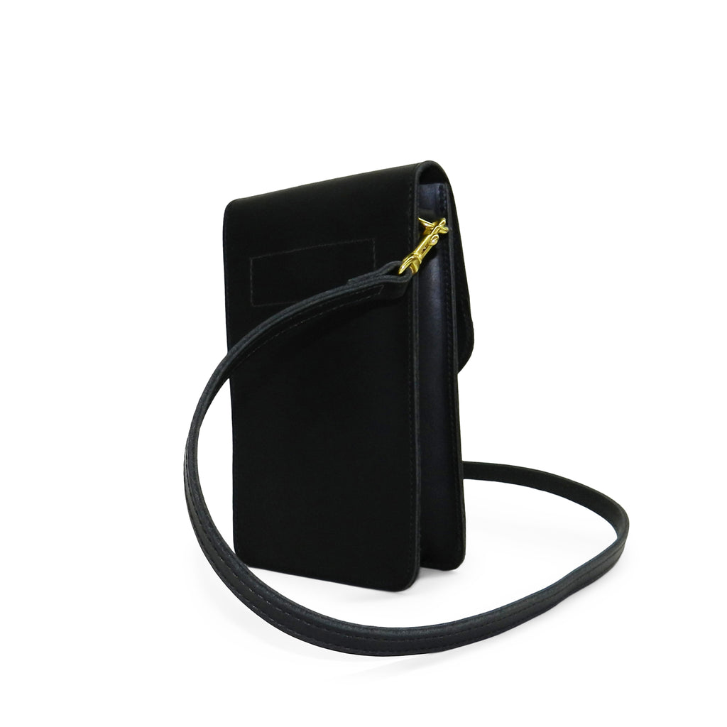 COS Leather Phone Pouch in Black